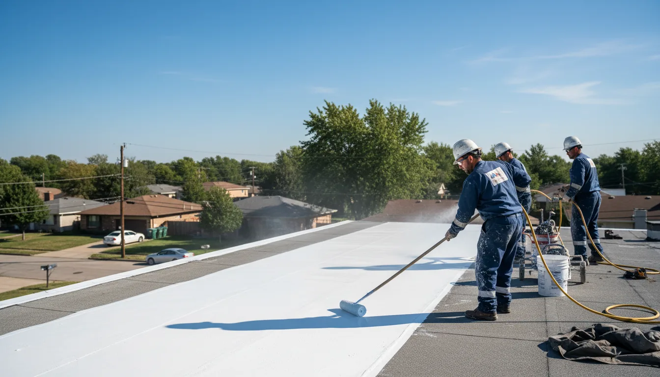 Commercial roof coating in South Park, PA near me